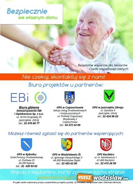 Zdjęcie w galerii na portalu naszwodzislaw.com: Bezpiecznie we własnym domu – nowoczesne technologie w usługach opiekuńczych dla seniorów i osób nie w pełni samodzielnych z podregionu rybnickiego wiadomości z regionu