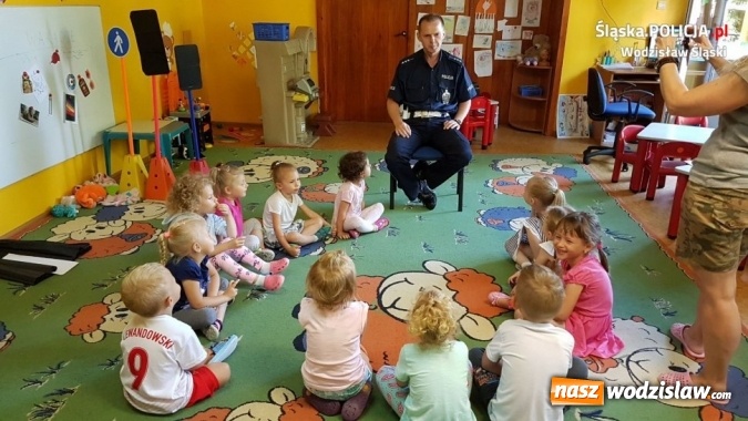 Zdjęcie w galerii na portalu naszwodzislaw.com: Pszów: z przedszkolakami o bezpieczeństwie przed wakacjami wiadomości z regionu
