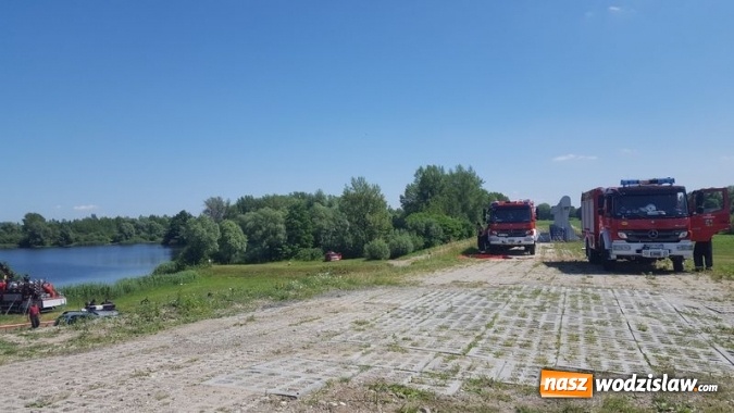 Zdjęcie w galerii na portalu naszwodzislaw.com: Ćwiczenia przeciwpowodziowe na polderze Buk&oacute;w. ZDJĘCIA wiadomości z regionu