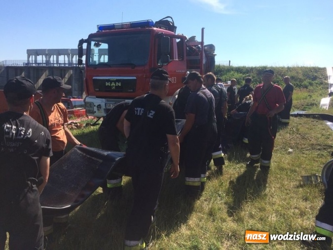 Zdjęcie w galerii na portalu naszwodzislaw.com: Ćwiczenia przeciwpowodziowe na polderze Buk&oacute;w. ZDJĘCIA wiadomości z regionu