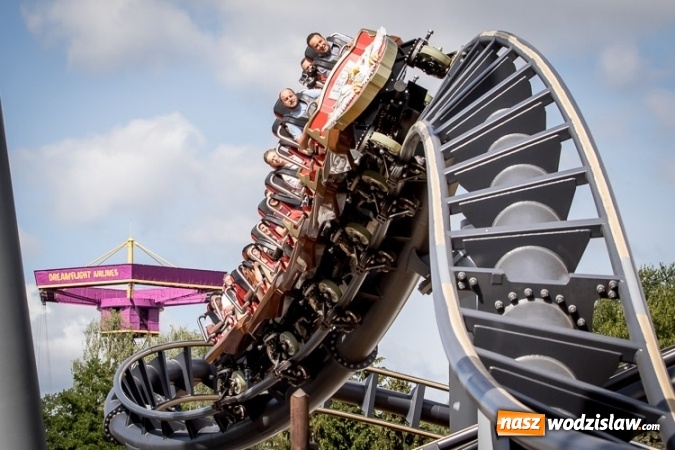 Zdjęcie w galerii na portalu naszwodzislaw.com: 104 sekundy na adrenalinie. Ruszył największy rollercoaster w Polsce wiadomości z regionu