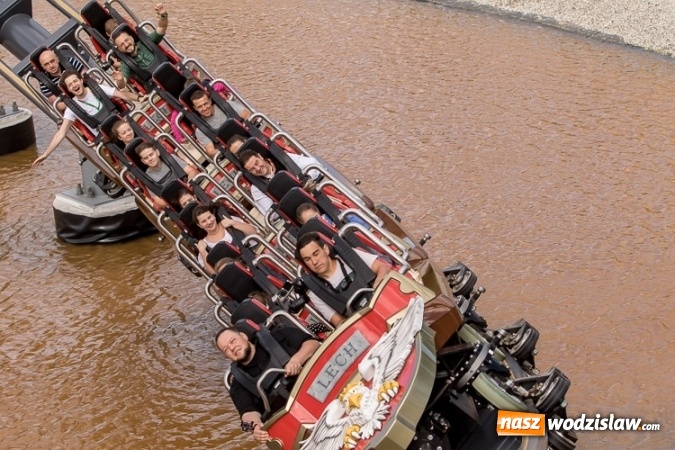 Zdjęcie w galerii na portalu naszwodzislaw.com: 104 sekundy na adrenalinie. Ruszył największy rollercoaster w Polsce wiadomości z regionu