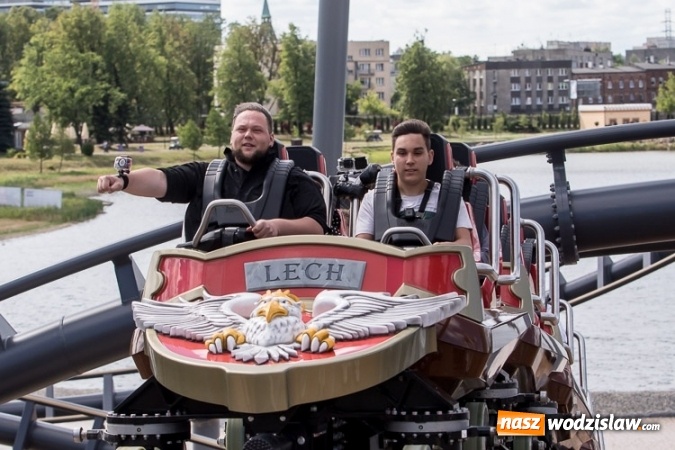 Zdjęcie w galerii na portalu naszwodzislaw.com: 104 sekundy na adrenalinie. Ruszył największy rollercoaster w Polsce wiadomości z regionu