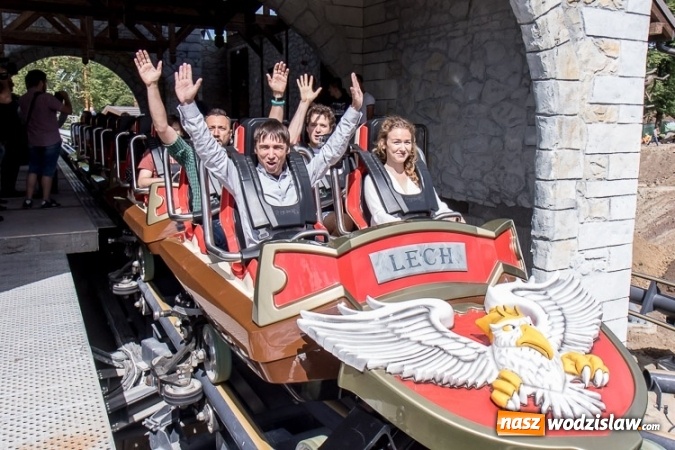 Zdjęcie w galerii na portalu naszwodzislaw.com: 104 sekundy na adrenalinie. Ruszył największy rollercoaster w Polsce wiadomości z regionu