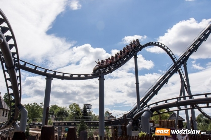 Zdjęcie w galerii na portalu naszwodzislaw.com: 104 sekundy na adrenalinie. Ruszył największy rollercoaster w Polsce wiadomości z regionu