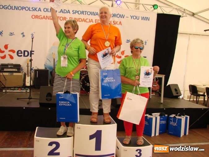 Zdjęcie w galerii na portalu naszwodzislaw.com: Ogólnopolska Olimpiada Sportowa Seniorów z udziałem przedstawicieli z Wodzisławia  wiadomości z regionu