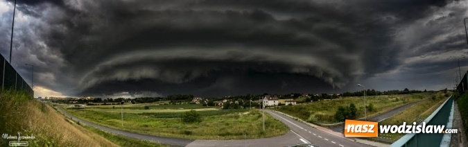 Zdjęcie w galerii na portalu naszwodzislaw.com: Niebezpieczna, ale zjawiskowa. Nawałnica w obiektywie Mateusza Jęczmionki wiadomości z regionu