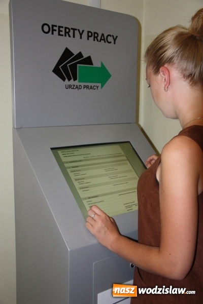 Zdjęcie w galerii na portalu naszwodzislaw.com: Infokioski z ofertami pracy pojawiły się w Wodzisławiu, Gorzycach i Rydułtowach wiadomości z regionu