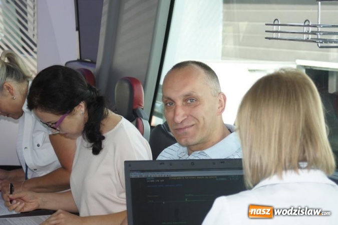 Zdjęcie w galerii na portalu naszwodzislaw.com: Akcja krwiodawcza przy Remizie OSP w Mszanie. Pomogło 20 osób  wiadomości z regionu
