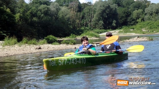 Zdjęcie w galerii na portalu naszwodzislaw.com: Spływ kajakowy z Gminnym Ośrodkiem Sportu w Mszanie wiadomości z regionu