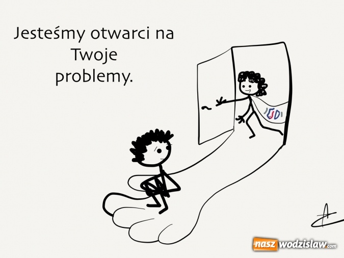 Zdjęcie w galerii na portalu naszwodzislaw.com: Twój problem, nasze wsparcie - akcja informacyjna wiadomości z regionu