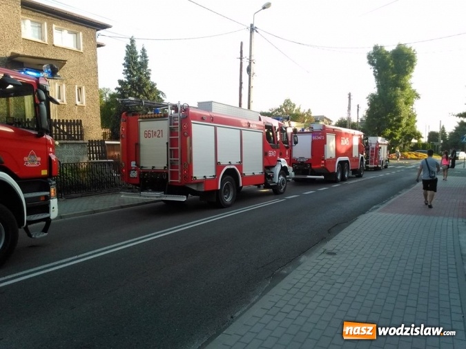 Zdjęcie w galerii na portalu naszwodzislaw.com: W Radlinie palił się sklep. 19 strażaków pognało na Rogozina  wiadomości z regionu
