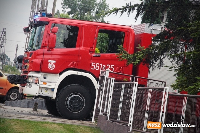 Zdjęcie w galerii na portalu naszwodzislaw.com: Odpadł fragment ściany. Na miejscu strażacy z Raciborza i Rzuchowa wiadomości z regionu