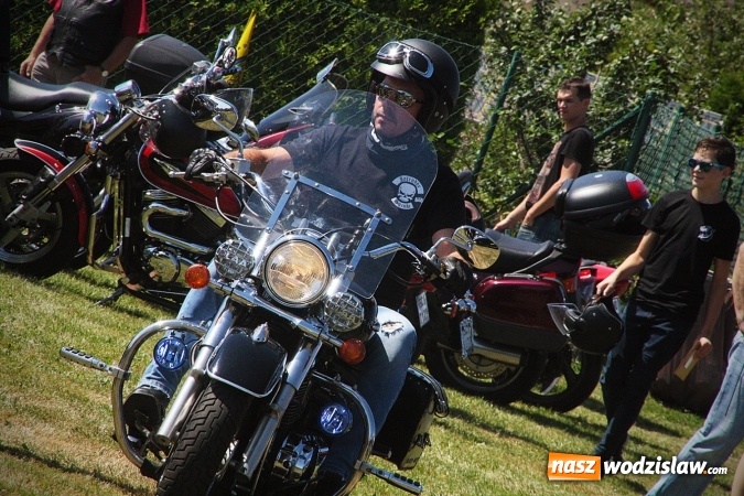 Zdjęcie w galerii na portalu naszwodzislaw.com: Ponad 350 motocyklistów na zlocie w Skrbeńsku wiadomości z regionu