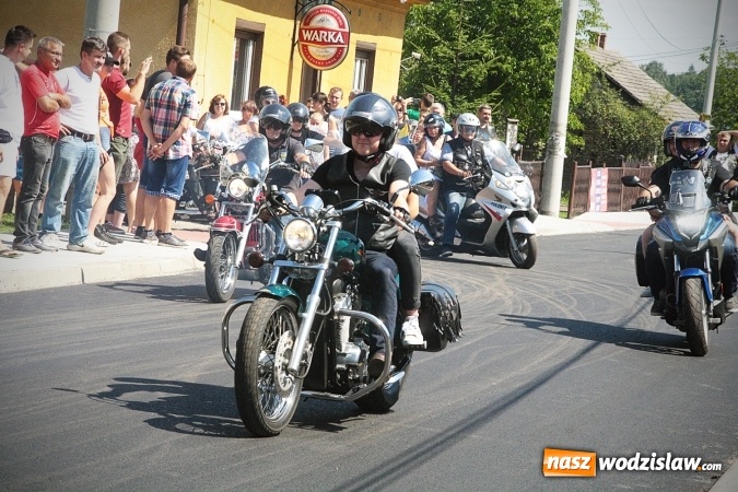 Zdjęcie w galerii na portalu naszwodzislaw.com: Ponad 350 motocyklistów na zlocie w Skrbeńsku wiadomości z regionu