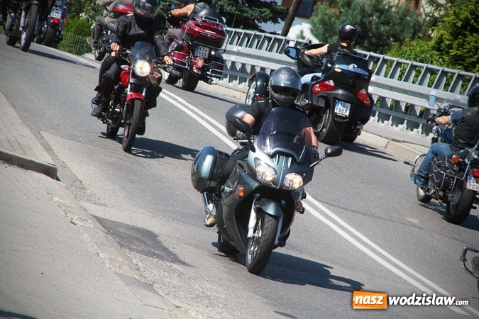 Zdjęcie w galerii na portalu naszwodzislaw.com: Ponad 350 motocyklistów na zlocie w Skrbeńsku wiadomości z regionu