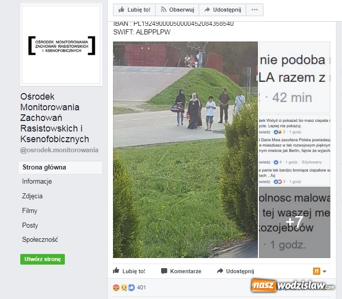 Zdjęcie w galerii na portalu naszwodzislaw.com:  Fala hejtu i mowy nienawiści. Zdjęcie muzułmańskiej rodziny wywołało burzę w sieci  wiadomości z regionu