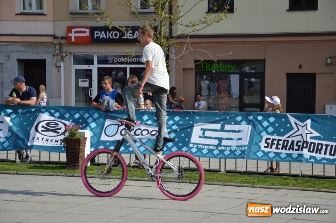 Zdjęcie w galerii na portalu naszwodzislaw.com: Eliminacje do niedzielnych finałów MTBstunt wiadomości z regionu