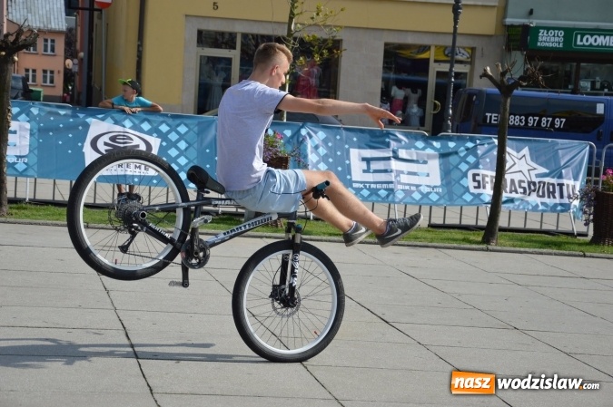 Zdjęcie w galerii na portalu naszwodzislaw.com: Eliminacje do niedzielnych finałów MTBstunt wiadomości z regionu