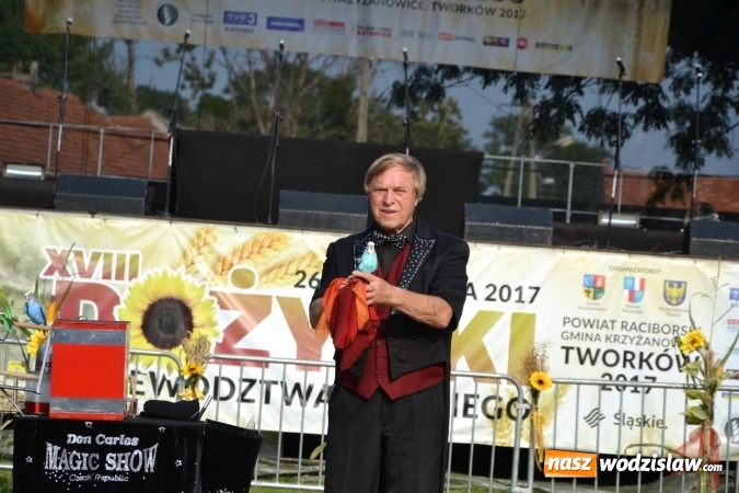 Zdjęcie w galerii na portalu naszwodzislaw.com: Dożynki wojewódzkie w Tworkowie - w sobotę rozpoczęła się zabawa wiadomości z regionu