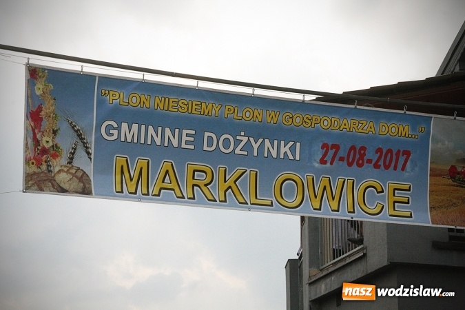 Zdjęcie w galerii na portalu naszwodzislaw.com: Plon niesiemy, plon. W gospodarza dom. Dożynki w Marklowicach  wiadomości z regionu