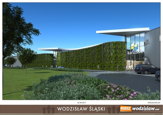 Zdjęcie w galerii na portalu naszwodzislaw.com: Galerię Karuzela czeka rozbudowa. Finał w przyszłym roku. WIZUALIZACJE  wiadomości z regionu