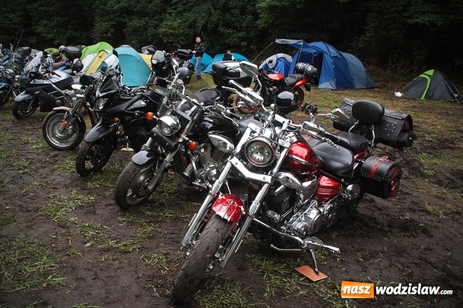 Zdjęcie w galerii na portalu naszwodzislaw.com: Zlot motocyklowy w Pszowie. Impreza na starej strzelnicy  wiadomości z regionu