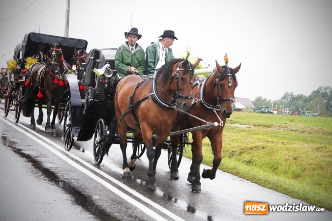 Zdjęcie w galerii na portalu naszwodzislaw.com: Deszczowe dożynki w Połomi  wiadomości z regionu