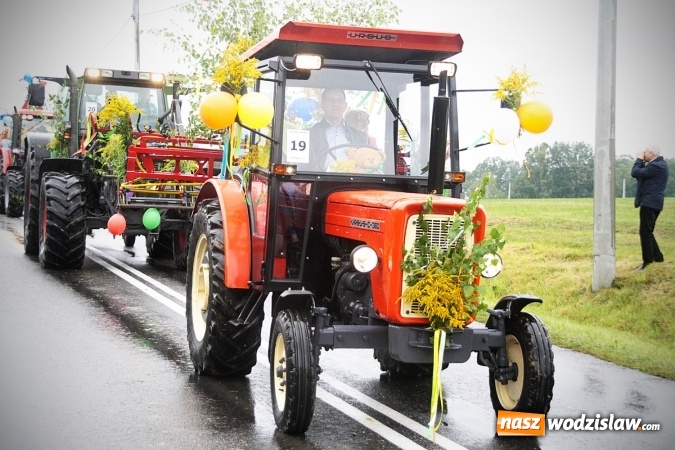 Zdjęcie w galerii na portalu naszwodzislaw.com: Deszczowe dożynki w Połomi  wiadomości z regionu