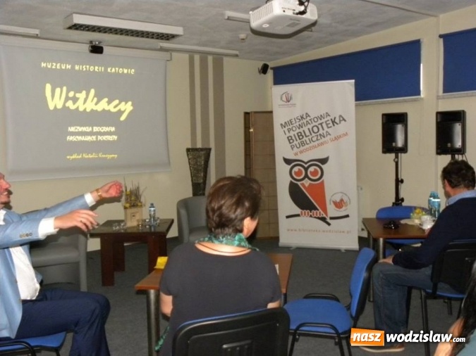 Zdjęcie w galerii na portalu naszwodzislaw.com: O Witkacym w wodzisławskiej Bibliotece  wiadomości z regionu