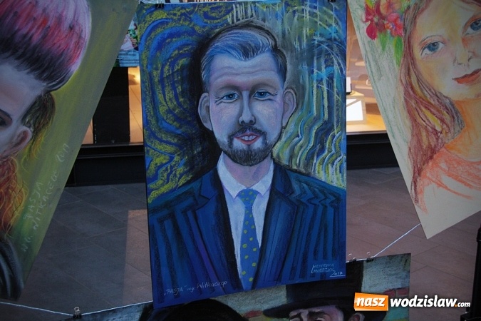 Zdjęcie w galerii na portalu naszwodzislaw.com: Malowali na wzór jednego z najwybitniejszych polskich malarzy. Grupa Artystyczna Pasja z Radlina wystawiła swoje obrazy w Galerii Karuzela  wiadomości z regionu