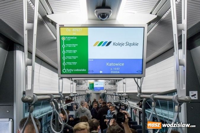 Zdjęcie w galerii na portalu naszwodzislaw.com: Powitanie pierwszego Elfa 2, nowego pociągu Kolei Śląskich wiadomości z regionu