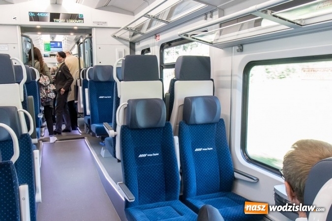 Zdjęcie w galerii na portalu naszwodzislaw.com: Powitanie pierwszego Elfa 2, nowego pociągu Kolei Śląskich wiadomości z regionu
