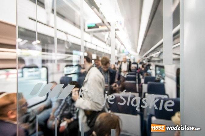 Zdjęcie w galerii na portalu naszwodzislaw.com: Powitanie pierwszego Elfa 2, nowego pociągu Kolei Śląskich wiadomości z regionu
