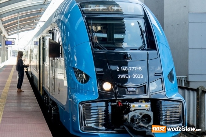Zdjęcie w galerii na portalu naszwodzislaw.com: Powitanie pierwszego Elfa 2, nowego pociągu Kolei Śląskich wiadomości z regionu