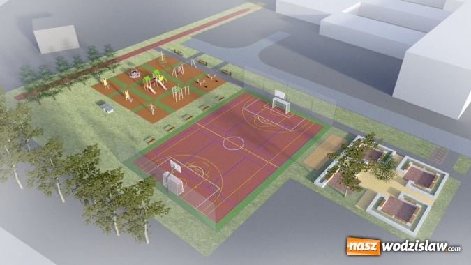 Zdjęcie w galerii na portalu naszwodzislaw.com: Siłownia, boisko i strefa rekreacji – to powstanie przy Kopernika. WIZUALIZACJE  wiadomości z regionu
