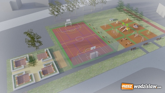 Zdjęcie w galerii na portalu naszwodzislaw.com: Siłownia, boisko i strefa rekreacji – to powstanie przy Kopernika. WIZUALIZACJE  wiadomości z regionu
