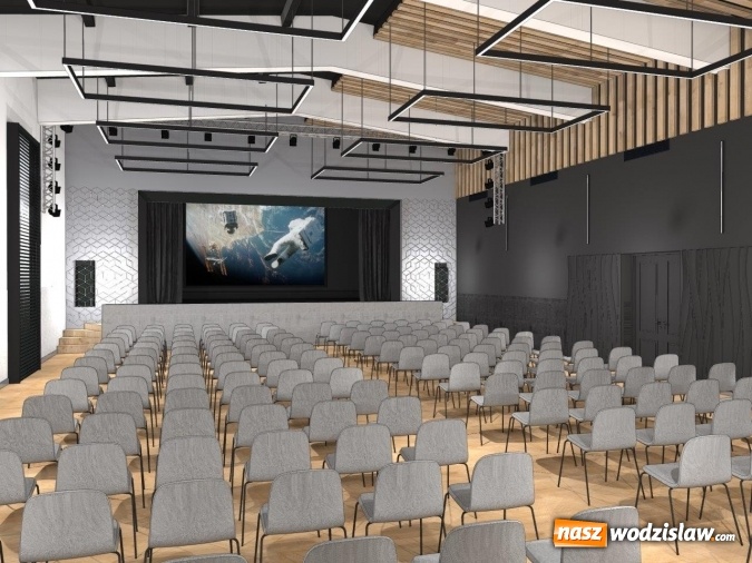 Zdjęcie w galerii na portalu naszwodzislaw.com: Nowoczesna aula na 70-lecie I LO w Wodzisławiu. WIZUALIZACJE  wiadomości z regionu