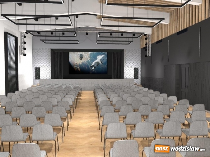 Zdjęcie w galerii na portalu naszwodzislaw.com: Nowoczesna aula na 70-lecie I LO w Wodzisławiu. WIZUALIZACJE  wiadomości z regionu