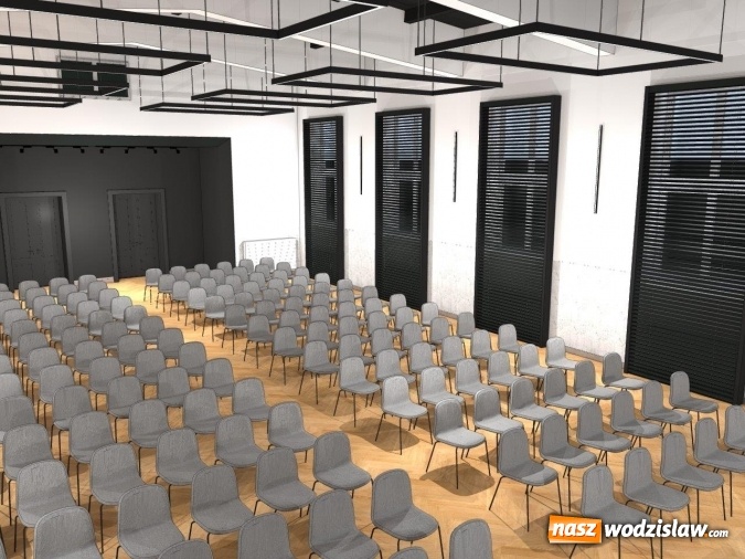 Zdjęcie w galerii na portalu naszwodzislaw.com: Nowoczesna aula na 70-lecie I LO w Wodzisławiu. WIZUALIZACJE  wiadomości z regionu
