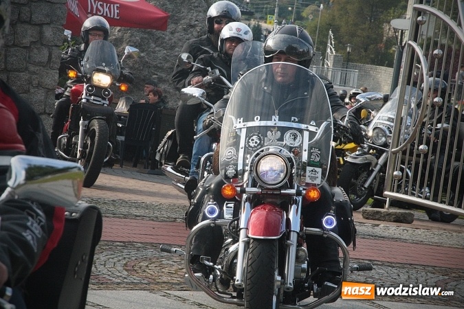 Zdjęcie w galerii na portalu naszwodzislaw.com: Ponad 200 jednośladów zjechało do Marklowic  wiadomości z regionu