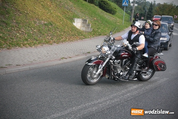 Zdjęcie w galerii na portalu naszwodzislaw.com: Ponad 200 jednośladów zjechało do Marklowic  wiadomości z regionu