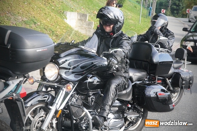 Zdjęcie w galerii na portalu naszwodzislaw.com: Ponad 200 jednośladów zjechało do Marklowic  wiadomości z regionu