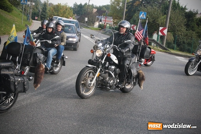 Zdjęcie w galerii na portalu naszwodzislaw.com: Ponad 200 jednośladów zjechało do Marklowic  wiadomości z regionu