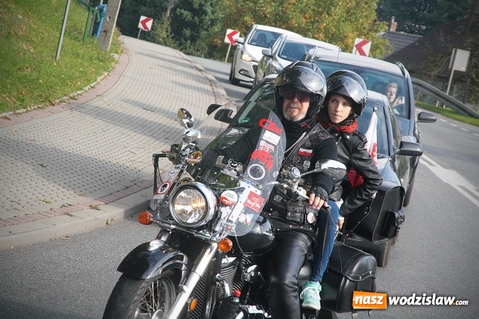 Zdjęcie w galerii na portalu naszwodzislaw.com: Ponad 200 jednośladów zjechało do Marklowic  wiadomości z regionu