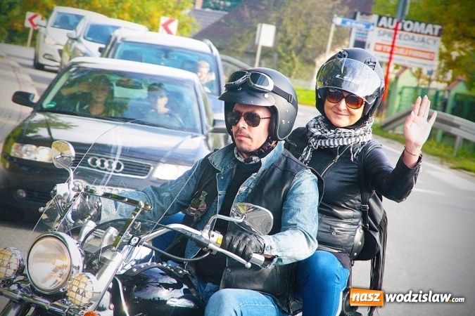 Zdjęcie w galerii na portalu naszwodzislaw.com: Ponad 200 jednośladów zjechało do Marklowic  wiadomości z regionu