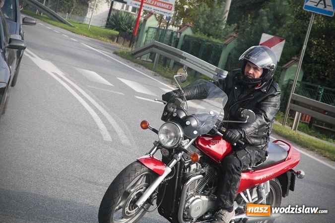 Zdjęcie w galerii na portalu naszwodzislaw.com: Ponad 200 jednośladów zjechało do Marklowic  wiadomości z regionu