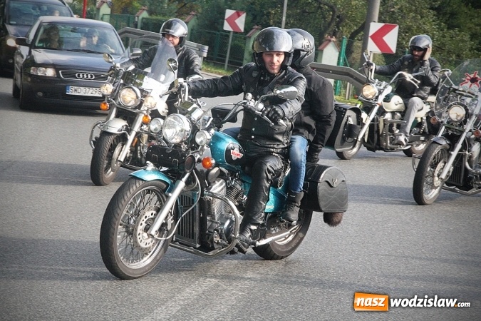 Zdjęcie w galerii na portalu naszwodzislaw.com: Ponad 200 jednośladów zjechało do Marklowic  wiadomości z regionu