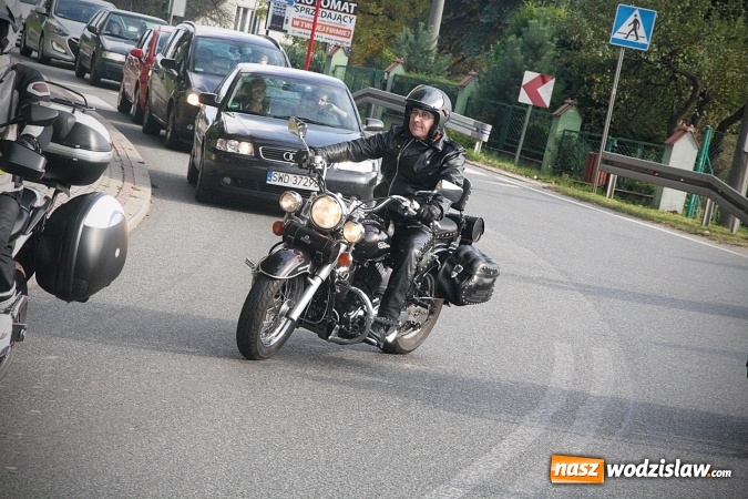 Zdjęcie w galerii na portalu naszwodzislaw.com: Ponad 200 jednośladów zjechało do Marklowic  wiadomości z regionu