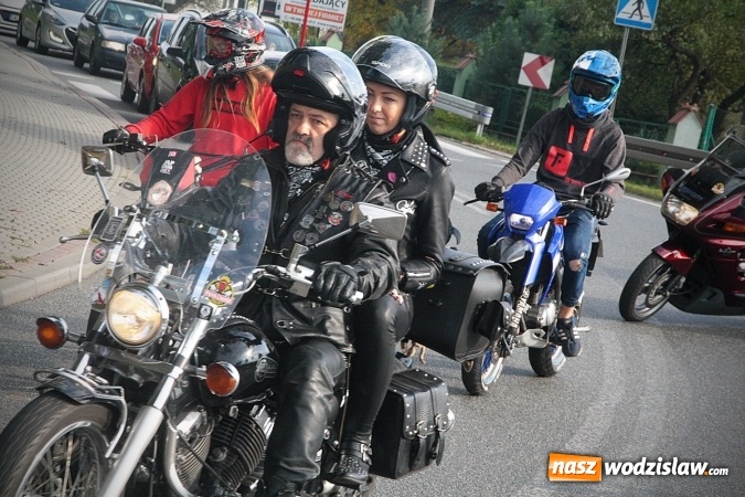 Zdjęcie w galerii na portalu naszwodzislaw.com: Ponad 200 jednośladów zjechało do Marklowic  wiadomości z regionu